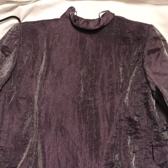 Purple Rayon Formal Jacket - Picture 4 of 5